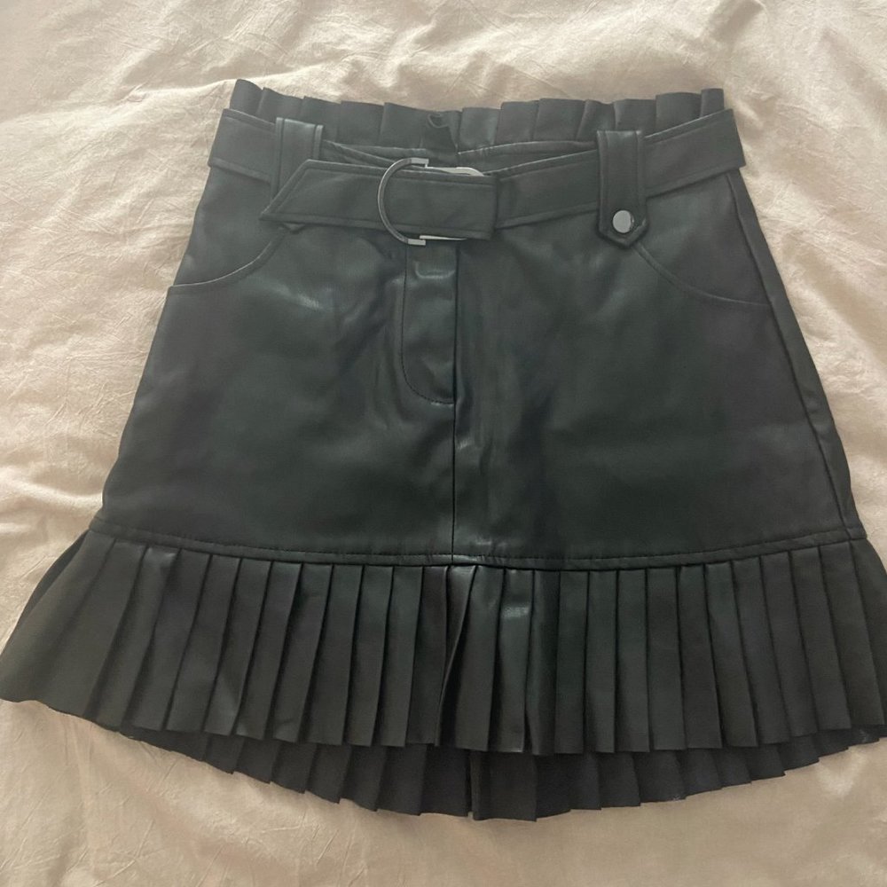 Zara Faux Leather Skirt